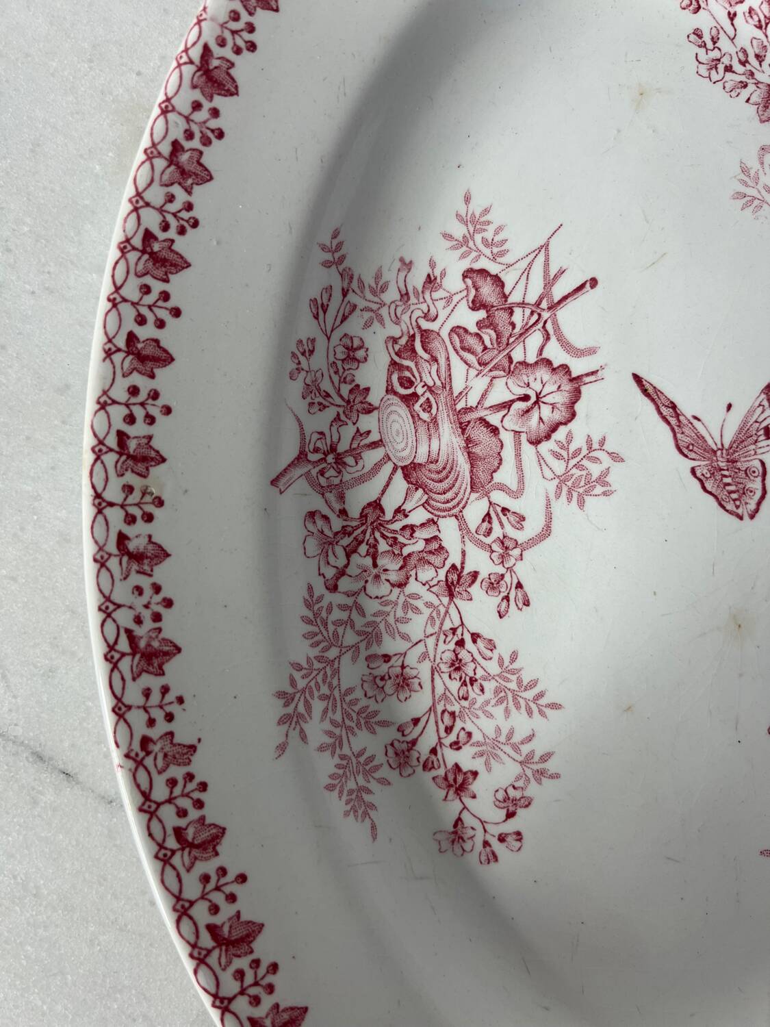 Onnaing Moisson iron earth oval presentation dish