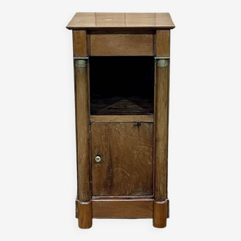 19th century Empire nightstand in cherry wood