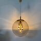 Doria Leuchten globe glass hanging lamp , 1970s