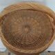 Grand panier en osier vintage