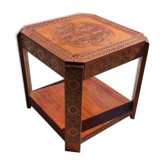 Table pedestal table art deco Morocco 1920