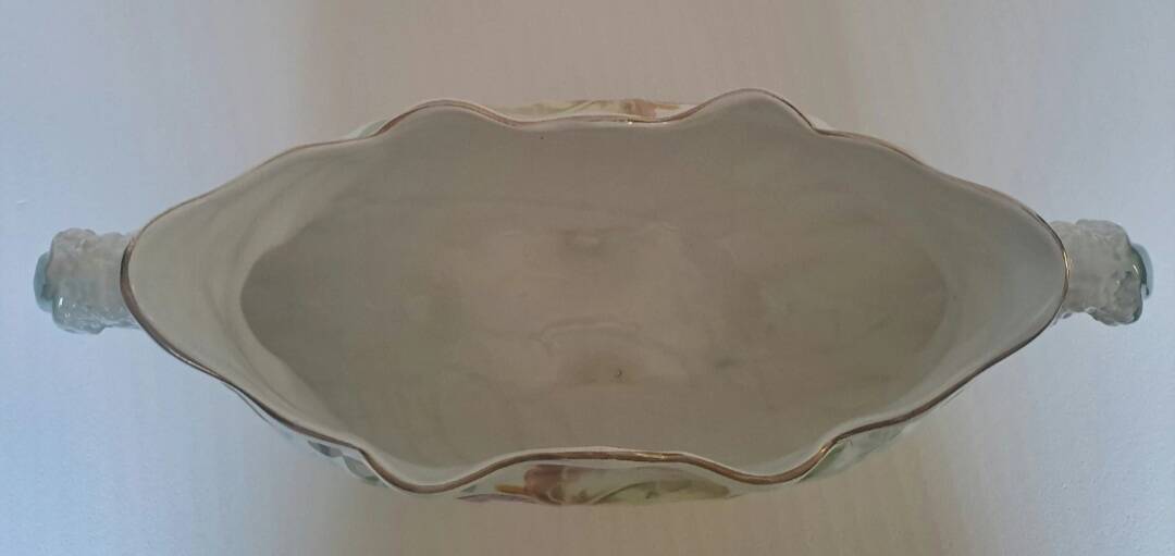 Large Keller and Guérin Lunéville earthenware planter