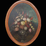Oil on web, dead nature, early 18th, italy