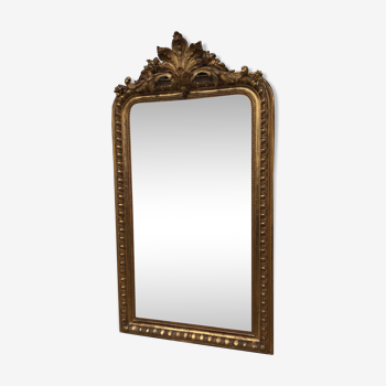 Mirror Louis Philippe golden leaf 157 x 87 cm