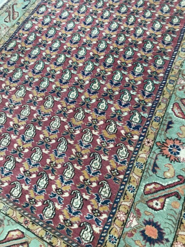 Old rugs Turkish made end Cesare hand 120 X 182 CM