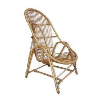Rattan armchair 1960
