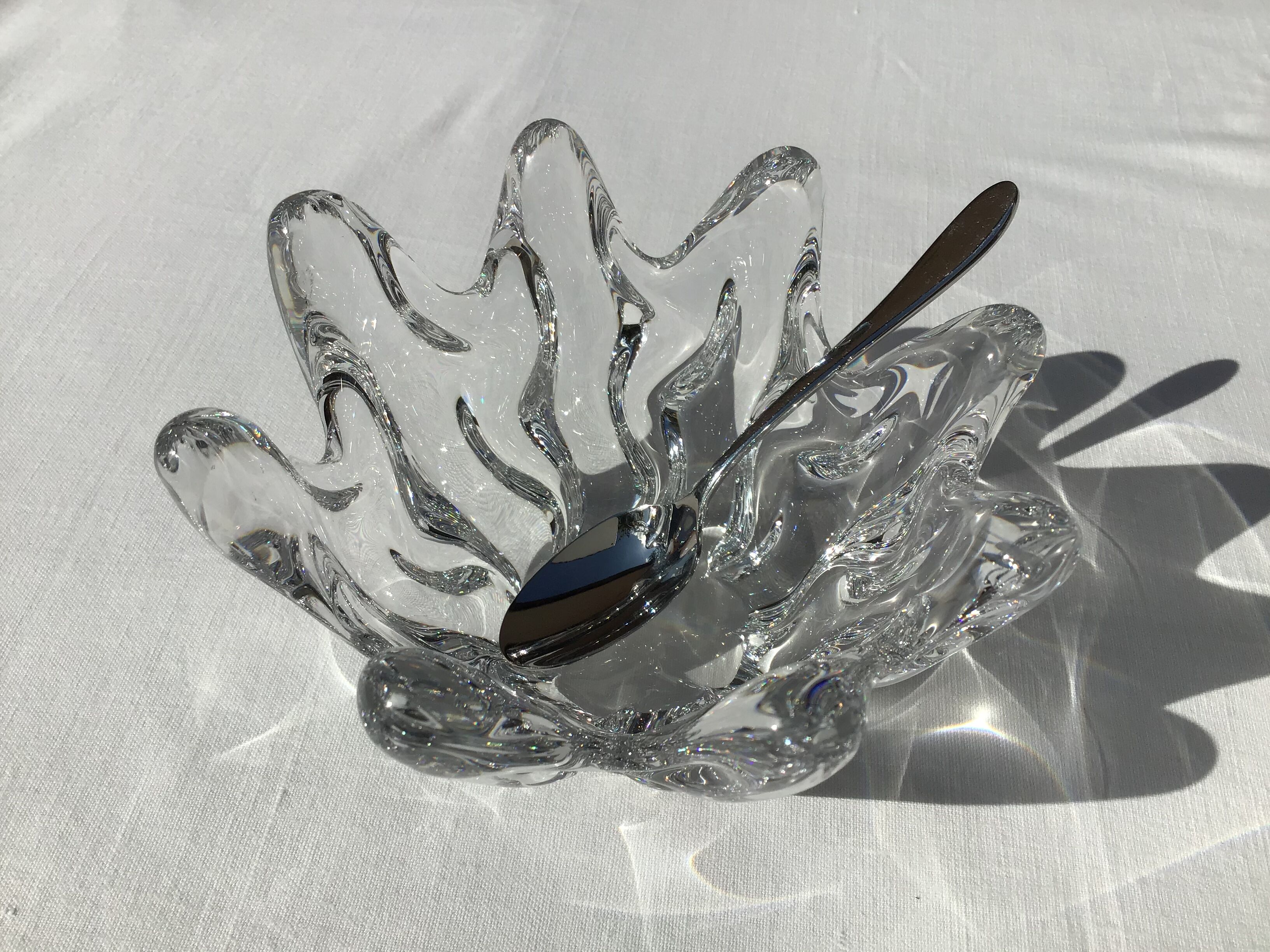 Daum cup vintage crystal