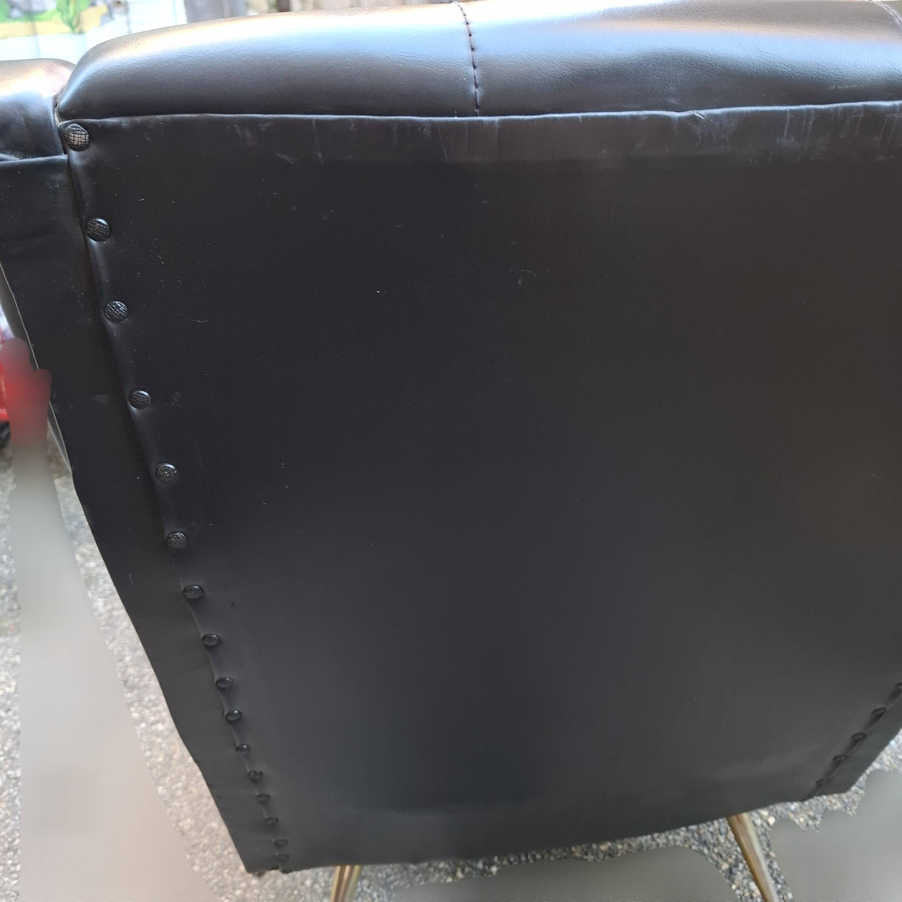 Set of 2 black Erton armchairs