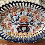 Central openwork dish in Chinese porcelain Adèle Carey