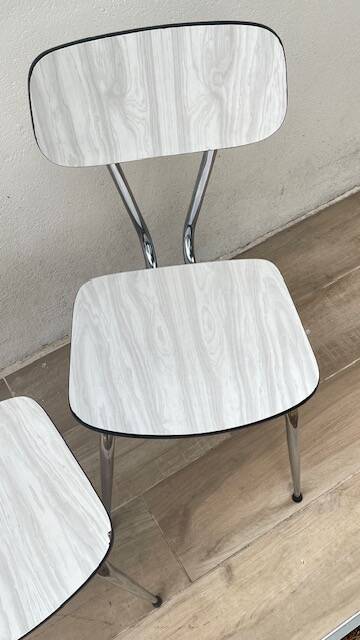 Pair of VINTAGE Formica CHAIRS