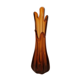 Vase en verre étiré