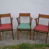 Bridge armchairs 60s