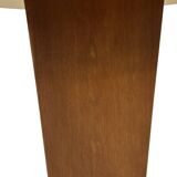 Vintage side table art deco style 80s wood minimalist design