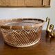 Large XL basket in braided rattan