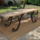Table set, stools and benches