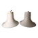 Paire de suspension en opaline RAAK Amsterdam