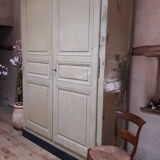 Armoire ancienne, début XIX°, patine peinte d’origine