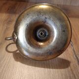 Brass cellar rat candle holder