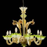 Venetian Murano Glass Chandelier 1960’s