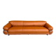 Sesann Leather Sofa by Gianfranco Frattini for Cassina, 1972