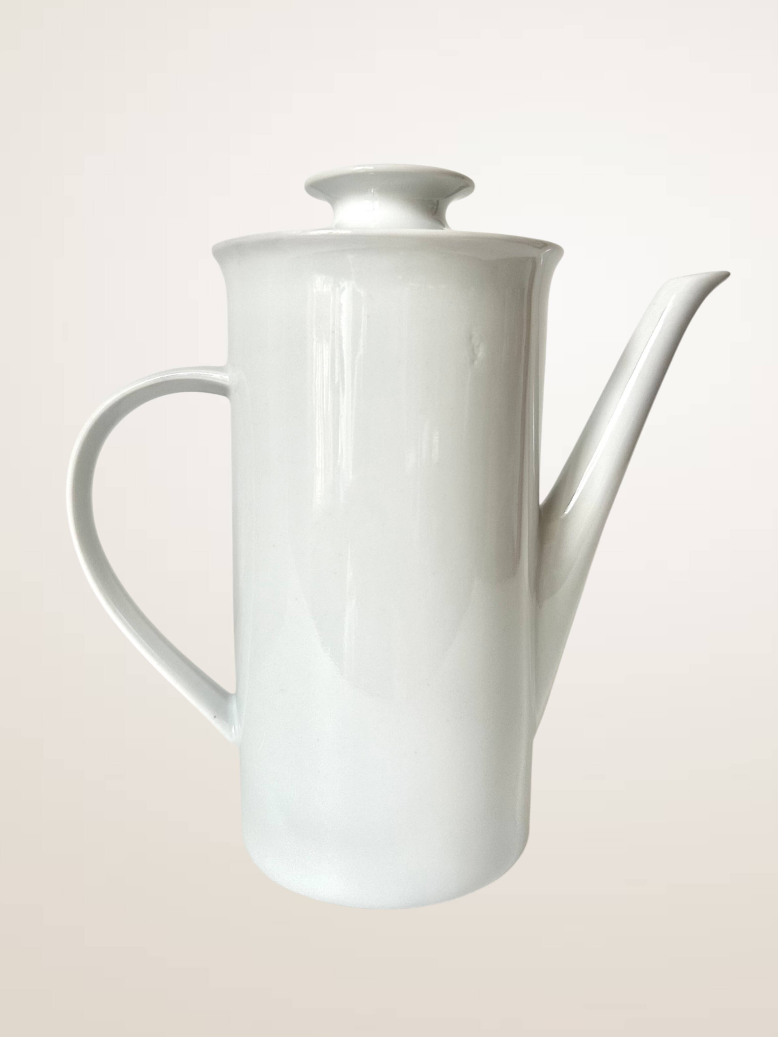 White porcelain coffee pot Rosenthal
