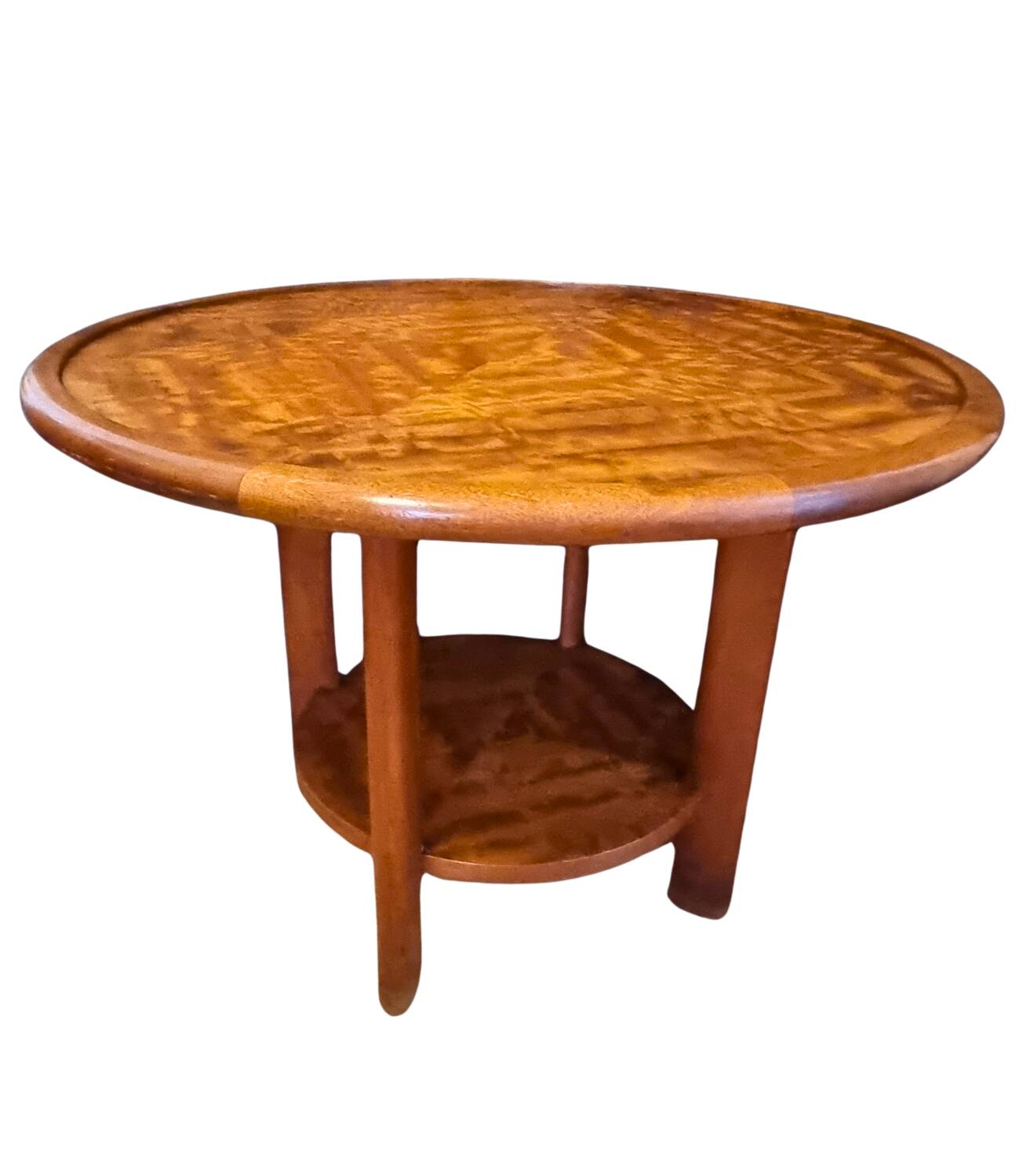 Large round coffee table Majorelle Nancy, double top (90 cm)