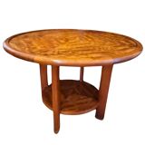 Large round coffee table Majorelle Nancy, double top (90 cm)