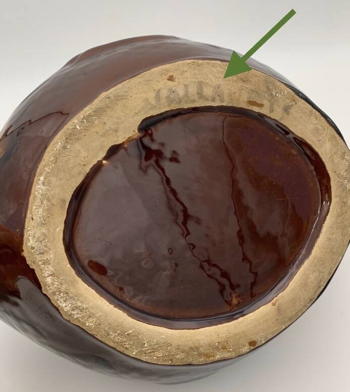 Vallauris vintage fish soup tureen, 1960s