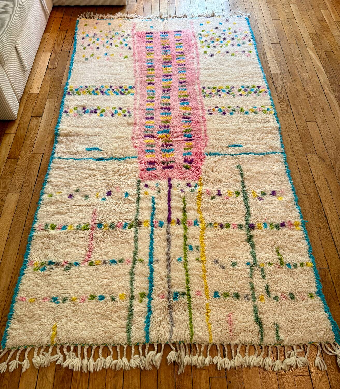 Beni Ouarain Berber rug 100% wool