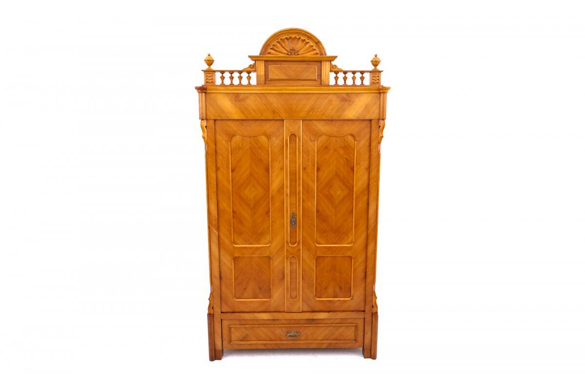 Antique wardrobe, Western Europe, around 1900. After renovation.