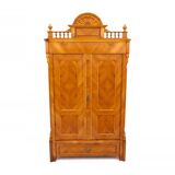 Antique wardrobe, Western Europe, around 1900. After renovation.