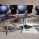 6 Pagwood Pagholz Flototo chairs from the 70s