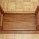 Light oak coffee table