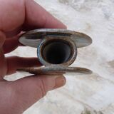 Vintage 1970s soliflore vase in flamed stoneware