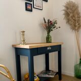 Console bois massif vintage