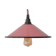 Pink enamel hand lamp