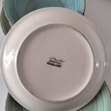 Set of 7 vintage flat and deep plates