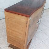 Art Deco sideboard in burr walnut