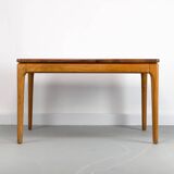Danish Extendable Solid Teak Dining Table by Glostrup, 1970s