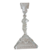 Bougeoir verre moulé portieux