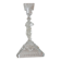 Moulded glass candlestick portieux