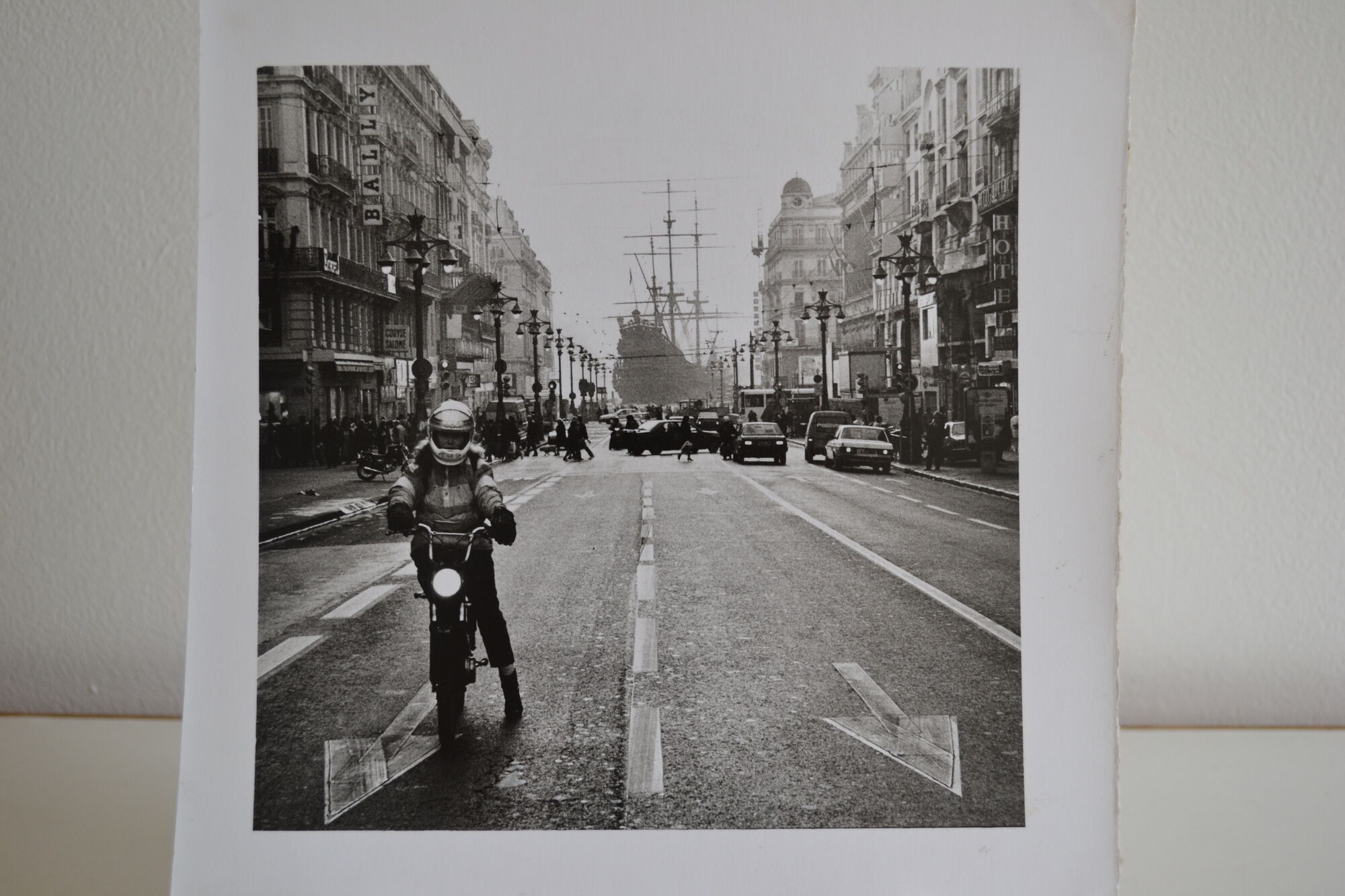Anonymous silver photo marseille la canebiere and the old port circa 1970