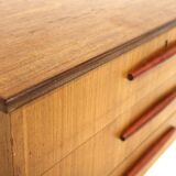 Commode scandinave en teck, Bröderna Gustavssons, Markaryd, Suède, 1960