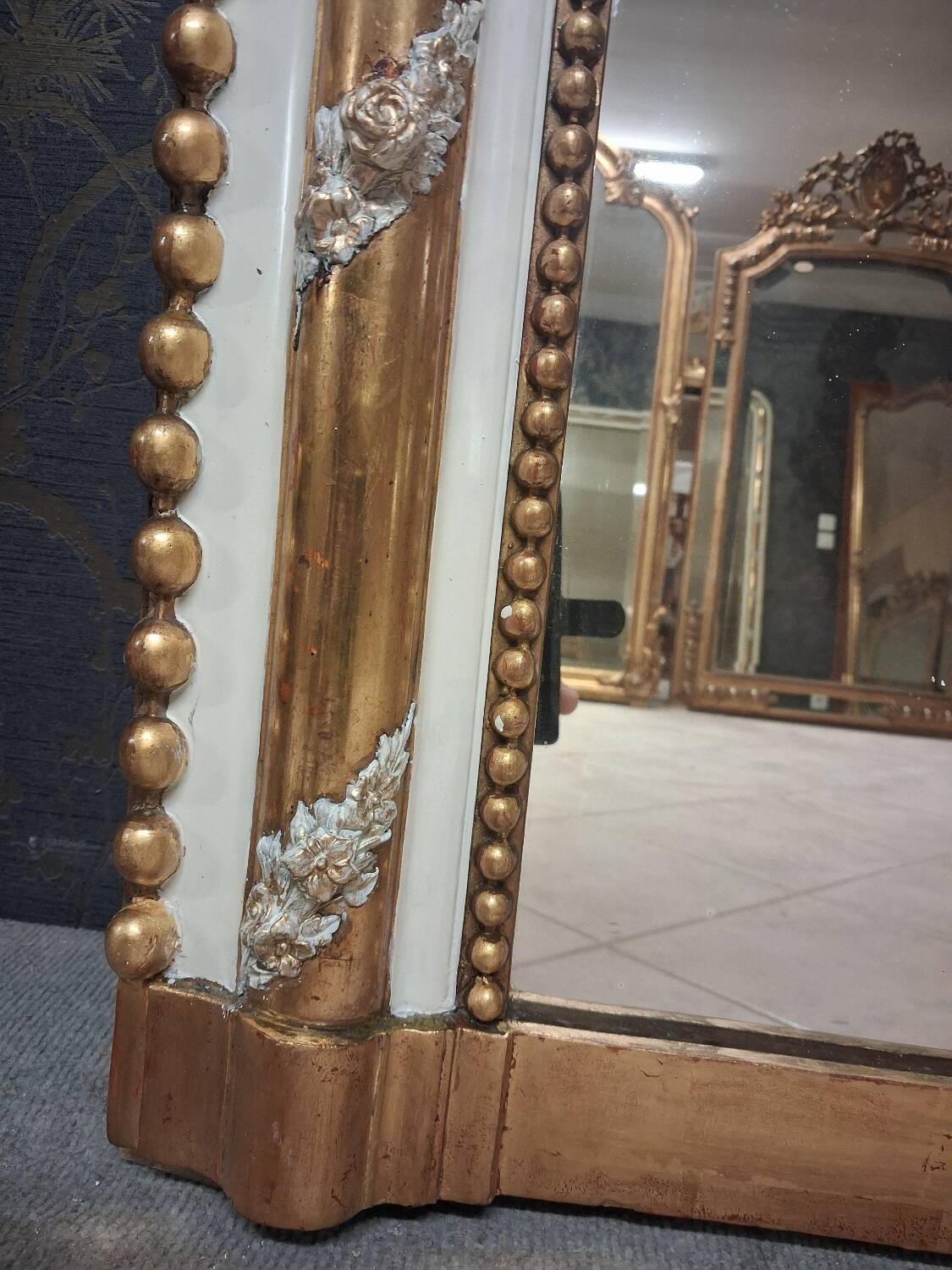 Louis Philippe period mirror, 186 x 145