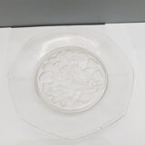 Felix Potin glass plate decorated with fruit