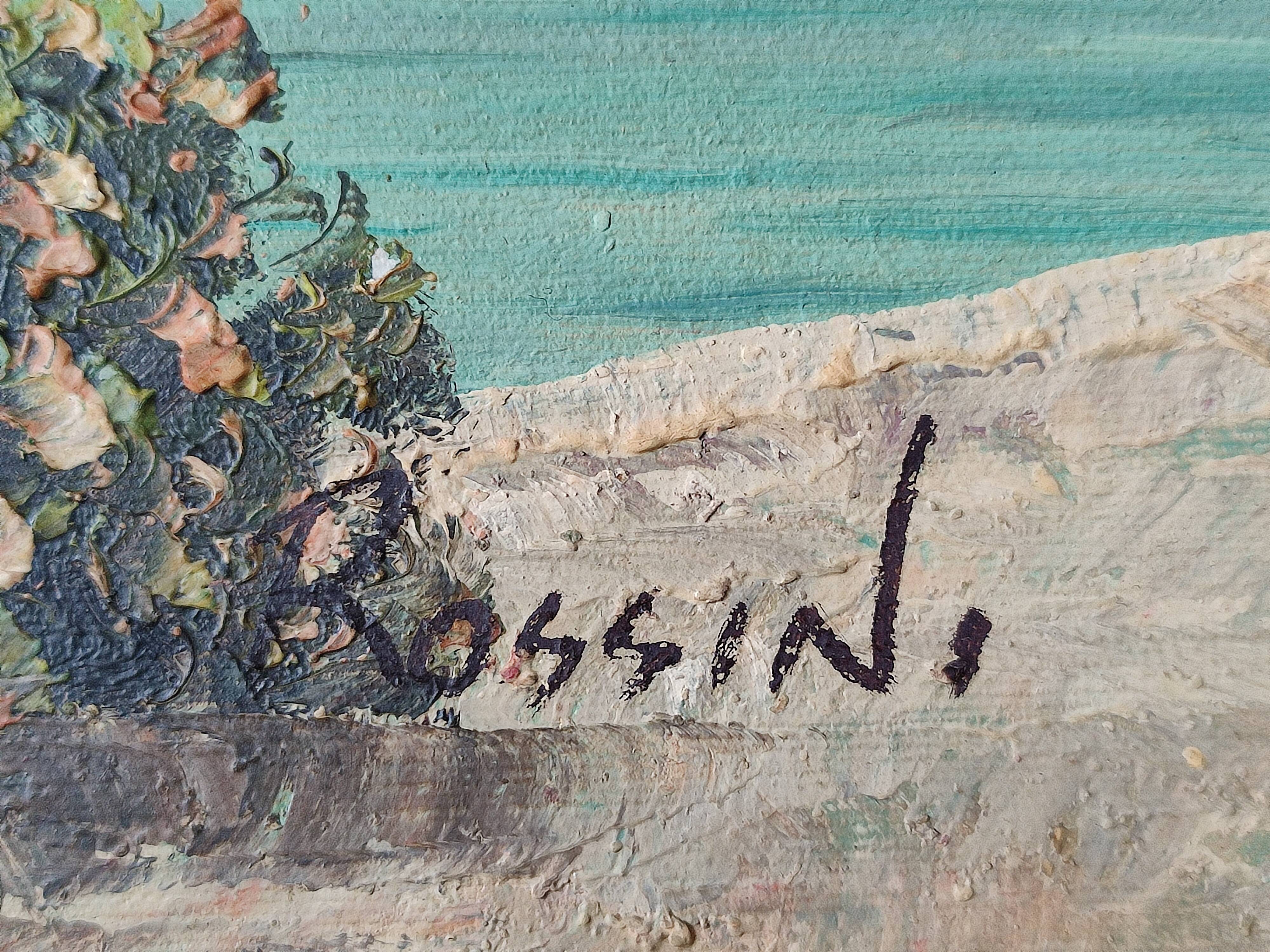 Oil painting on canvas signed Rossini