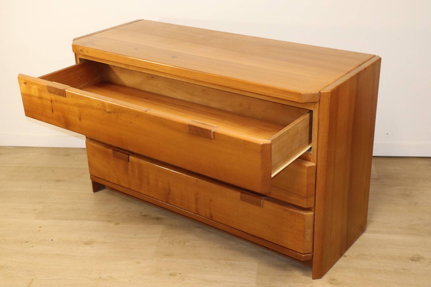 Commode vintage en orme, 1970