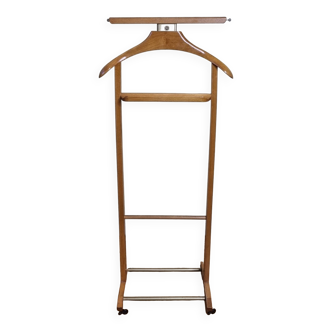 Fratelli Reguitti valet, in blond wood, 1960s