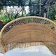 Vintage seventies rattan children's basket.