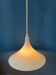 White Space Age Suspension "Witch Hat" Mid-Century
